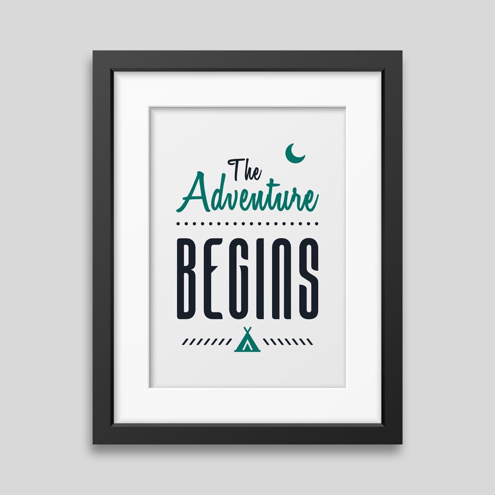 the-adventure-begins-framed-poster